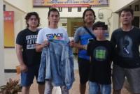 Tampak Pelaku Penusukan diamankan Polisi