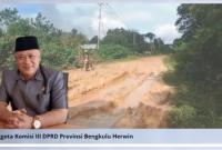 Anggota Komisi III DPRD Provinsi Bengkulu Herwin