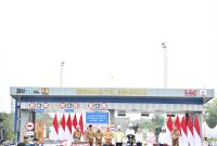 Peresmian Jalan Tol Bengkulu - Taba Penanjung Bersama Walikota, Jokowi dan Gubernur Bengkulu