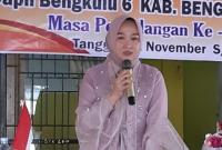 Anggota Dewan yang juga Wakil Ketua Komisi I DPRD Provinsi Bengkulu Ria Oktarina