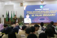 Ramah Tamah Mahasiswa KKN UGM dan UNIB di Balai Raya Semarak Bengkulu, Minggu, 25 Juni 2023. Foto/Dok