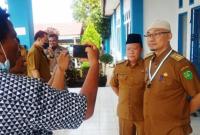 Kepala BPKAD Kota Bengkulu Yudi Susanda, Saat wawancara di depan Kantor Beberapa Waktu Lalu Foto/Dok