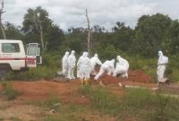 Dokumentasi pemakaman korban COVID-19 di Kota Bengkulu.