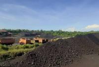 Stockpile Batu Bara di Bengkulu.