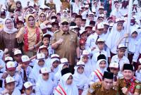 Pemkot Bengkulu Gelar Apel Gabungan Tingkatkan Disiplin Pelajar.
