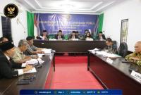 Dokumentasi sidang Kode Etik antara DKPP terhadap Teradu Anggota KPU Bengkulu Utara Aris Sulaswan.