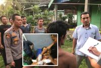 Tampak TKP Penusukan dan Korban saat dipuskesmas