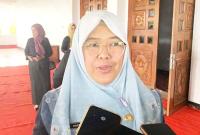 Kepala Dinas LHK Provinsi Bengkulu, Safnizar, S.Hut, MP saat diwawancarai terkait progres program Folu Net Sink. (Agung~PenaRafflesia.Com)