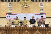 Rapat Koordinasi (Rakor) Kesatuan Bangsa dan Politik (Kesbangpol) se-Provinsi Bengkulu, di ruang pola, pada Selasa (21/05/2024). 