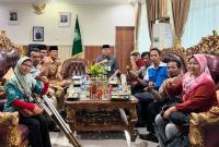 Sekda Isnan Fajri saat menerima audiensi DPD PPDI Provinsi Bengkulu, Senin (28/10/2024). (Mezi-PenaRafflesia.Com)