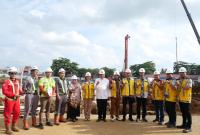 Bupati BU Sambut Kunker Staf Ahli Menteri Bidang Keterpaduan Pembangunan untuk Percepatan pembangunan Pasar Purwodadi / Poto Redy penarafflesia.com