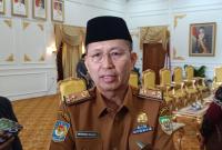 Sekda Isnan Fajri saat diwawancarai terkait pesiapan HUT ke-56 Provinsi Bengkulu, Rabu (6/11/2024). (Agung-PenaRafflesia.Com)