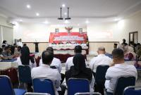 Rapat Koordinasi dan Penandatanganan Perjanjian Pelaksanaan Bantuan Hukum TA. 2024 dengan 13 Pemberi Bantuan Hukum (PBH) Terakreditasi se-Provinsi Bengkulu bertempat di Aula Soekarno, Rabu (24/01/2024). (Foto:Yusuf/Penarafflesia.com).
