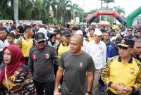 Wakil Gubernur Bengkulu saat membuka acara Hut Korem Ke 78 