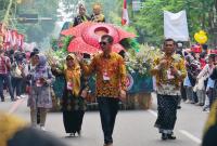 Pawai Dekranas di Solo.