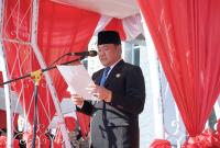 Plt. Gubernur Rosjonsyah saat menjadi Irup peringatan Sumpah Pemuda ke-96, Senin (28/10/2024). (Redi-PenaRafflesia.Com)