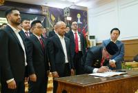 Pelantikan Badan Pengurus Daerah (BPD) Himpunan Pengusaha Muda Indonesia (HIPMI) Provinsi Bengkulu periode 2024-2027 berlangsung meriah di Balai Raya Semarak Bengkulu, Kamis (19/12).