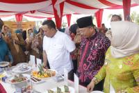 Lomba Kreasi Pangan Beragam, Bergizi, Seimbang, dan Aman (B2SA) di Gedung Serasan Seijoan, Selasa (30/7/2024)