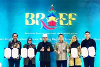 “Unlocking Bencoolen Future: Bridging Regional Potential for Stronger Growth” ini berlangsung di Hotel Mercure Bengkulu, Senin (27/10/2025).