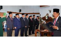 Wakil Gubernur Bengkulu Mian secara resmi melantik 7 pejabat Eselon II Pemerintah Provinsi Bengkulu di gedung GSG Kantor Gubernur Bengkulu pada Selasa, 29 April 2025.