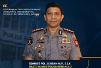 Kabid Humas Polda Bengkulu, Kombes Pol. Ichsan Nur, S.I.K., 
