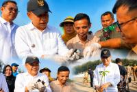 Pemkab Bengkulu Tengah peringati Hari Mangrove Sedunia ke-11 di Balai Konservasi Penyu Alun Utara, Desa Pekik Nyaring, Kecamatan Pondok Kelapa, Selasa (28/7/2026).