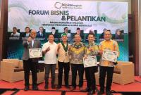 Forum Diskusi Bisnis bertema Akselerasi Investasi dan Penguatan Ekosistem Bisnis Bengkulu, yang digelar di Hotel Santika Bengkulu, Sabtu (1/8/2026). 