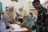 Koordinator Bidan Puskesmas Kesongo, Suharti, S.ST., M.Keb., mengatakan bahwa keterlibatan tenaga kesehatan dalam program TMMD merupakan bentuk sinergi lintas sektor untuk mendukung pembangunan desa secara menyeluruh.