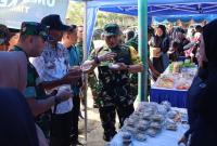 Komitmen pemberdayaan masyarakat tersebut mendapat perhatian dari Tim Pengawasan dan Evaluasi (Wasev) TMMD ke-129 saat melakukan kunjungan kerja ke lokasi kegiatan, Jumat (31/7/2026).