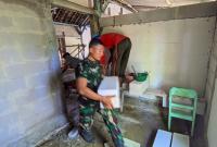 Salah satu sasaran yang kini dipercepat pengerjaannya adalah rumah milik Koko Margono, warga RT 013 RW 006, Dusun Krebet, Desa Kesongo, Kecamatan Kedungadem, Senin (27/7/2026).