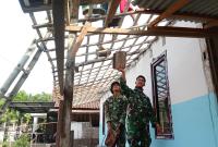  Salah satu rumah yang kini memasuki tahap penyelesaian adalah milik Bapak Ladi (48), warga RT 011 RW 005 Dusun Pereng, Desa Kesongo, Kecamatan Kedungadem, Kabupaten Bojonegoro, Sabtu (1/8/2026).