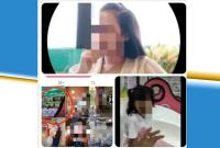 Tangkapan layar akun Tiktok yang merekam, mengunggah dan menyebarluaskan video Ellys dan anaknya di Kota Bengkulu, Kamis (15/10/2026). (IST/PenaRafflesia.Com)