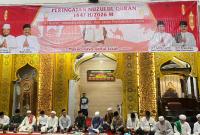 Peringatan Nuzulul Qur’an 1447 H/2026 M di Masjid Raya Baitul Izzah Bengkulu, Sabtu (7/3).