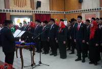Wakil Gubernur Bengkulu, Mian, pada Selasa (31/3) melantik sebanyak 54 pejabat eselon III di lingkungan Pemerintah Provinsi Bengkulu. Pelantikan berlangsung di Aula Merah Putih Kantor Gubernur Bengkulu.