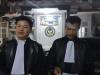 Filip Jaya Saputra  (pangacara yn) saat memberikan keterangan ke awak media 